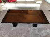 Burlewood Covered Coffee Table 58