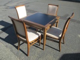 Vintage Table & 4 Chairs (Table 34