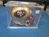 Authentic Hand Signed 49ers Mini Helmet - con 346