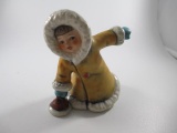Gobel Girl in Yellow Snow Coat - con 857