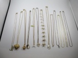Lot of Unsearched Gold Tone Jewelry - con 852