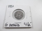 1857 3 Cent Silver (Nice Details) - con 346