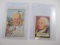 Pair of 1956 Topps US Presidents Eisenhower and Hamilton Cards - con 346
