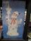 Lighted Lamp Post Snowman - con 555