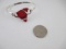 Silver and Sea Glass Clip Bracelet - con 668