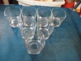 Set of 7 Jack Daniels Old No 7 Rocks Glasses - will not ship - con 803