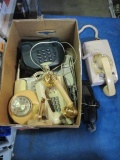 Box of Vintage Phones - con 822