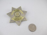 King County Sheriff Badge - con 668