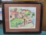 Hand Signed Original Watercolor Painting - con 872