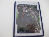 Cliff Avril Seahawks Hand Signed Card - con 346