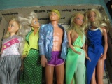 5 Vintage Barbie Doll and Vintage Ken Doll - con 555