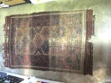 Vintage Rug Has alot of Wear - 5'x3' - will not ship - con 32