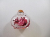 Authentic Glass Hand Painted Chinese Snuff Bottle - con 346