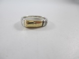 .925 Silver and 18K With Diamonds - Tested - con 1