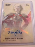 Hand Signed Star Wars Mary McGlynn Card - con 119