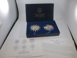 US Mint Limited Edition Two Ornament Set - con 346