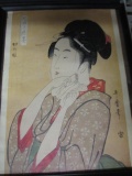 Kitagawa Utamaro Vintage Woodblock Print 1900-1940 - con 803