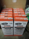 10 new Packs of Wrapping / Packing Paper - 200 Sheets per Box - will not ship - con 317