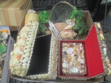Assorted Shell Trinket Boxes and More - con 555