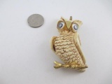 Unique Vintage Owl Pendant - con 668