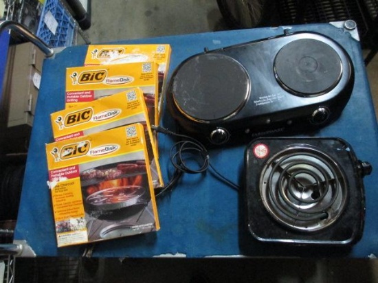 Electric Burner and Grill Disk - con 757