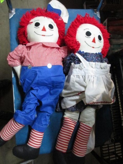 Raggedy Ann and Andy Dolls - con 757