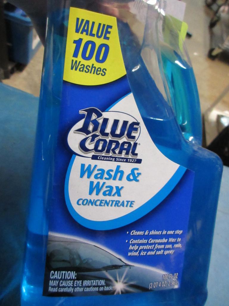 Blue Coral Wash & Wax Concentrate, 100 washes, 100 fl oz 