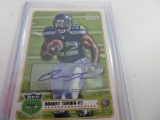 Seattle Seahawks Robert Turbin Signed Card - con 346