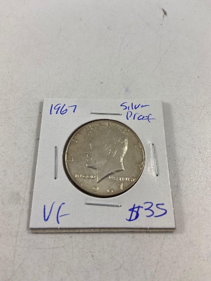 1967 Kennedy Silver Proof Half Dollar - con 346