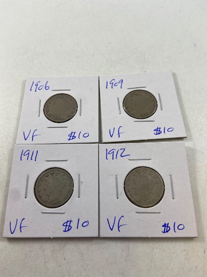 Early V Nickels - con 346