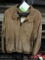 Orvis Brown Suede Jacket - L - con 915