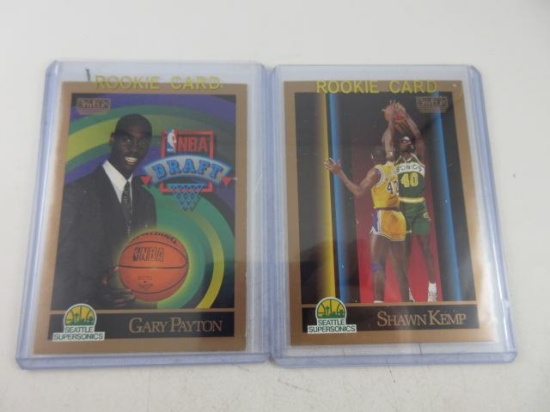 Gary Payton and Shawn Kemp Rookie Cards - con 346