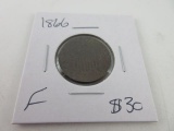 1866 US 2-Cent Piece - con 346