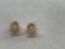 14k Gold and Opal Earrings - con 668