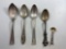 Sterling Silver Spoons and One Spoon Pendant - con 313