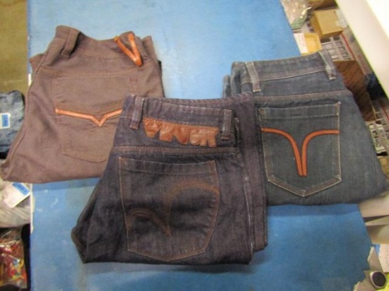 3 Pairs of VIKTOR Jeans - Size 33-32 - con 868
