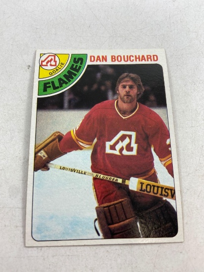 Vintage 1978 Dan Bouchard Arizona Flames Goalie Topps #169 Auto-signed - con 313