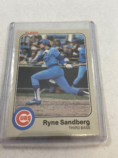1983 Fleer Ryne Sandberg RC - con 4