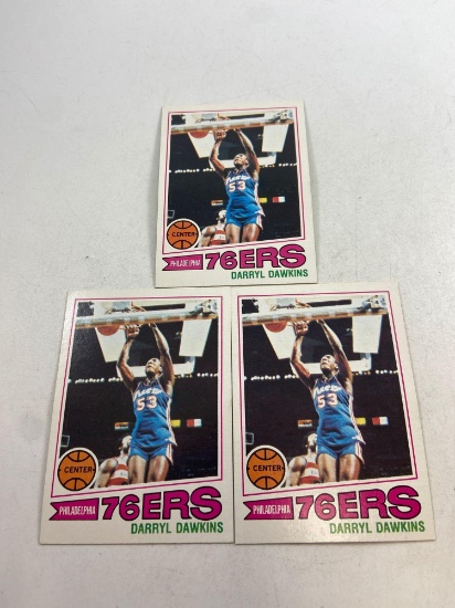 Vintage 1977 Darryl Dawkins 76ers Center - Topps #132 Cards - con 313