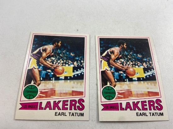 Vintage 1977 Earl Tatum LA Lakers Forward - Topps #122 - con 313