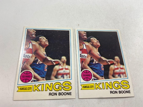 Vintage 1977 Ron Boone Kansas City Kings Guard - Topps #119 - con 313