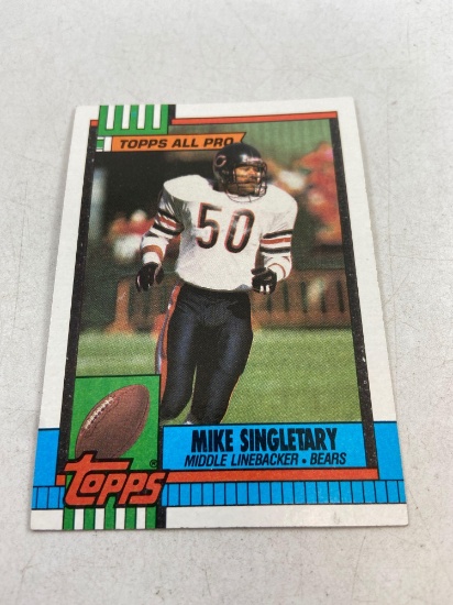 1990 Mike Singletary Chicago Bears MLB Topps 911 Pro #368 - con 313