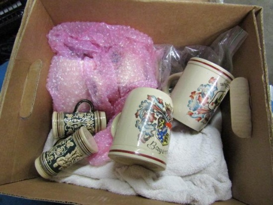 Lot of Beer Mugs - will not ship - con 442