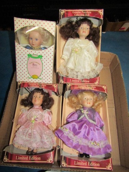 Limited Edition Porcelain Collectible Dolls - con 653