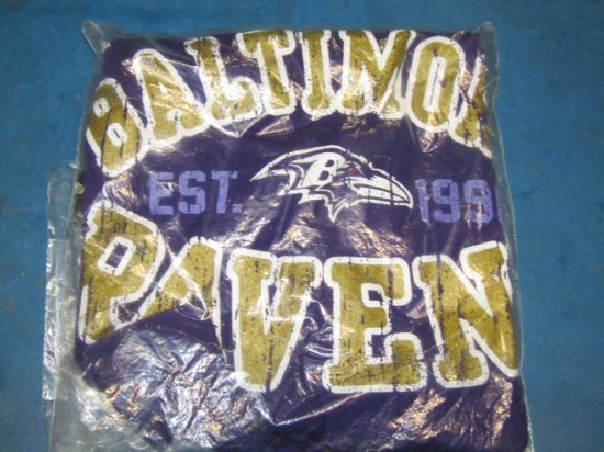 New - Women's NFL Team Vintage T-Shirt - L - Baltimore Ravens - con 868