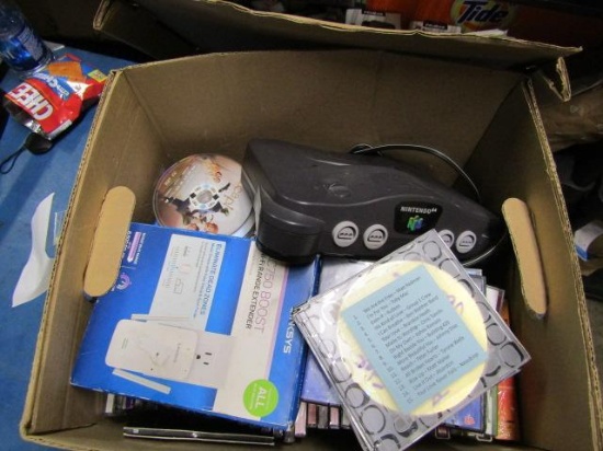 Nintendo 64- Linksys Range Extender, Movies and More - con 868