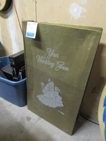 1960's White Wedding Dress - In Book by Guardian Box - will not ship - con 868