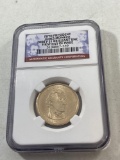 NGC 2008 James Monroe First day Issue $1.00 Coin - con 119