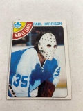 Vintage 1978 Paul Harrison Toronto Maple Leafs Goalie Topps #123 Auto Signed - con 313