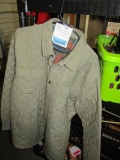 George XL Button Down Grey Coat for Men - con 868